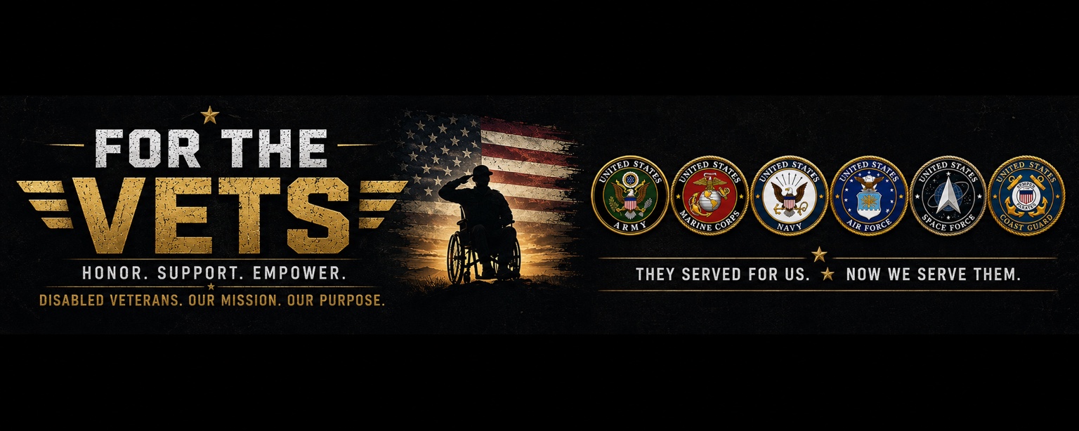 For The Vets — Honor. Support. Empower.